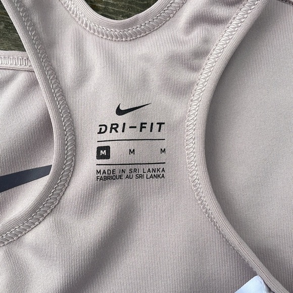 Nike Racerback Dri Fit Sports Athletic Bra - Picture 4 of 7